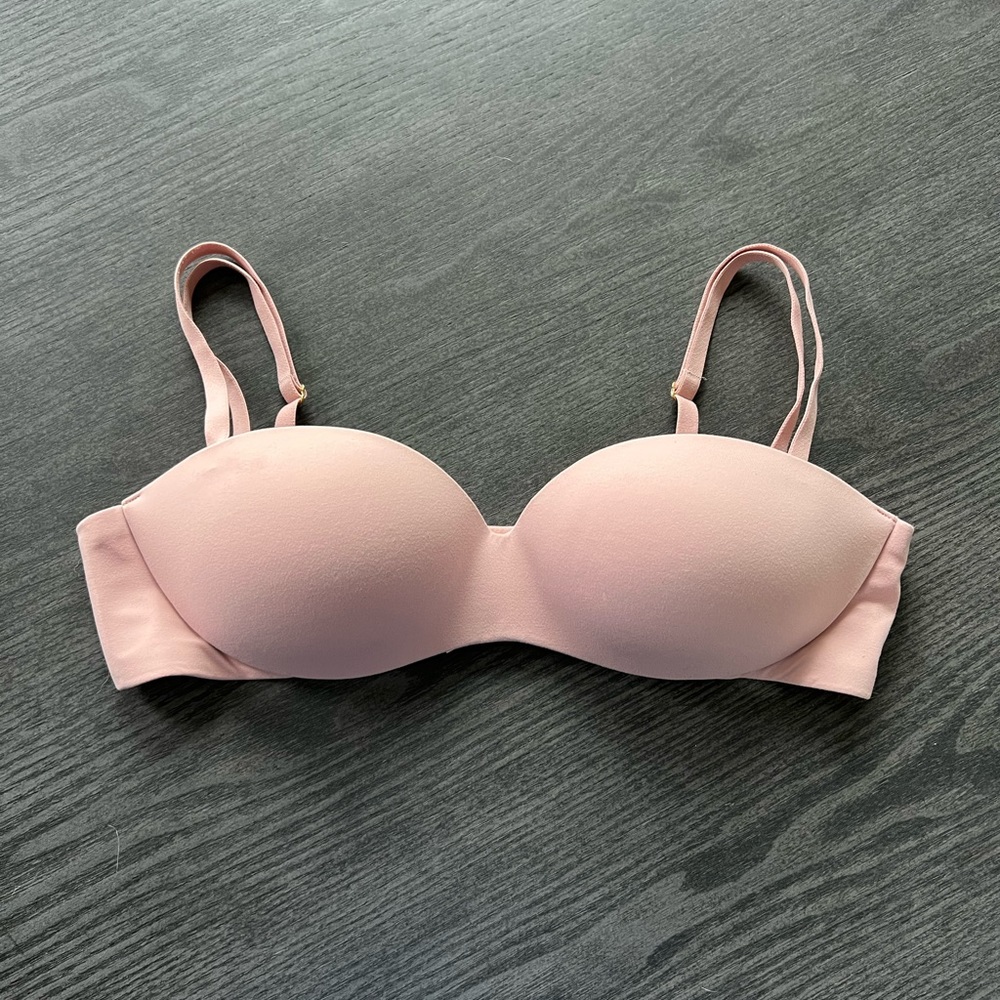 Victoria’s Secret Pink Strapless Bra (34B) - Underwires Removed